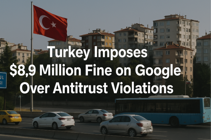 Turkey Imposes $8.9 Million Fine on Google Over Antitrust Violations